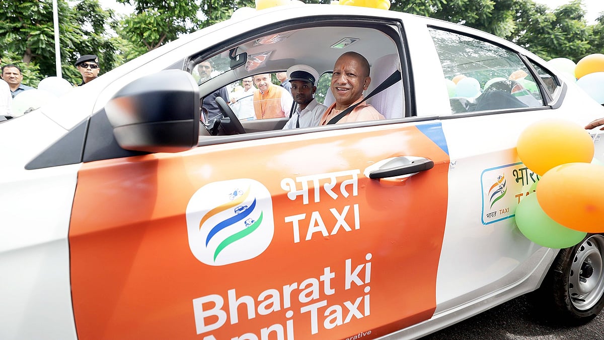 CM Yogi Adityanath Launches Bharat Taxi, Farmer Scheme; Drivers Get Zero Commission & ₹5 Lakh Cover