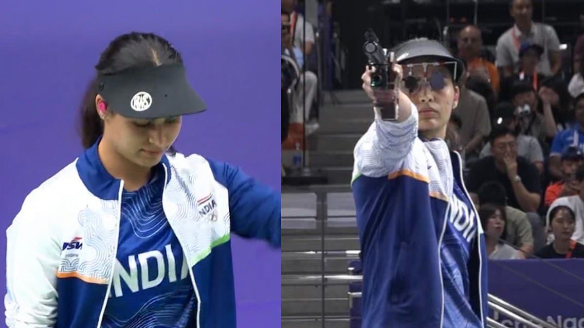 Asian Games 2026: Manu Bhaker Misses Out On Podium, Finishes 5th In Women's 10m Air Pistol Final