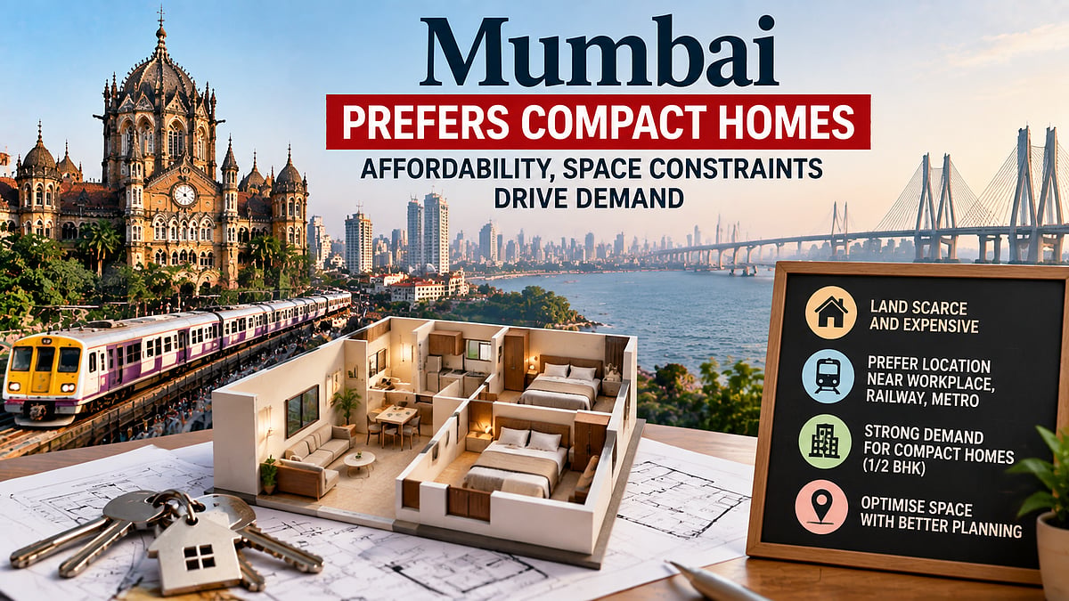 Mumbai Homebuyers Prefer Compact Homes Over Bigger Flats As High Prices And Limited Space Shape Housing Demand
