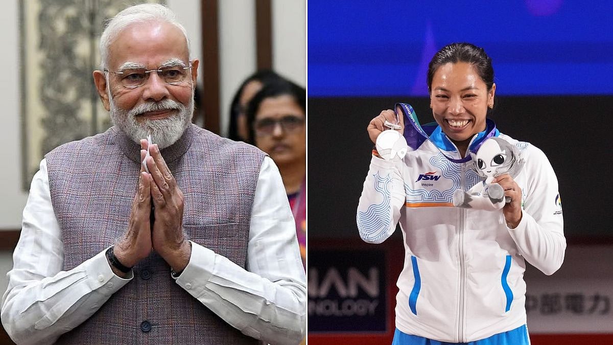 'India Is Proud Of Her': PM Narendra Modi Hails Mirabai Chanu After Asian Games 2026 Silver In 49kg Weightlifting