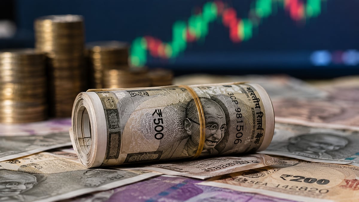 Indian Rupee Begins On A Firmer Note, Climbs 5 Paise To 95.57 Against The US Dollar