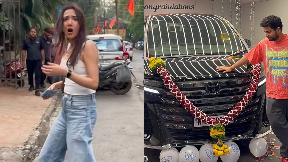Medha Shankr Steps Out Of Rumoured Boyfriend Samay Raina's ₹1.3 Crore Car, Gets Surprised Upon Seeing Paps - VIDEO