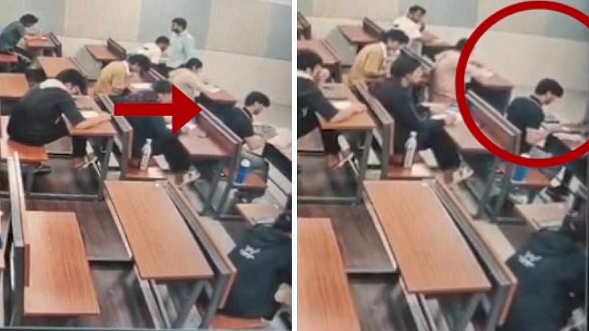 IIT Bombay Student Death Case: Examination Hall CCTV Footage Emerges, Shows Sahil Wakode Handing Mobile Phone To Invigilator 