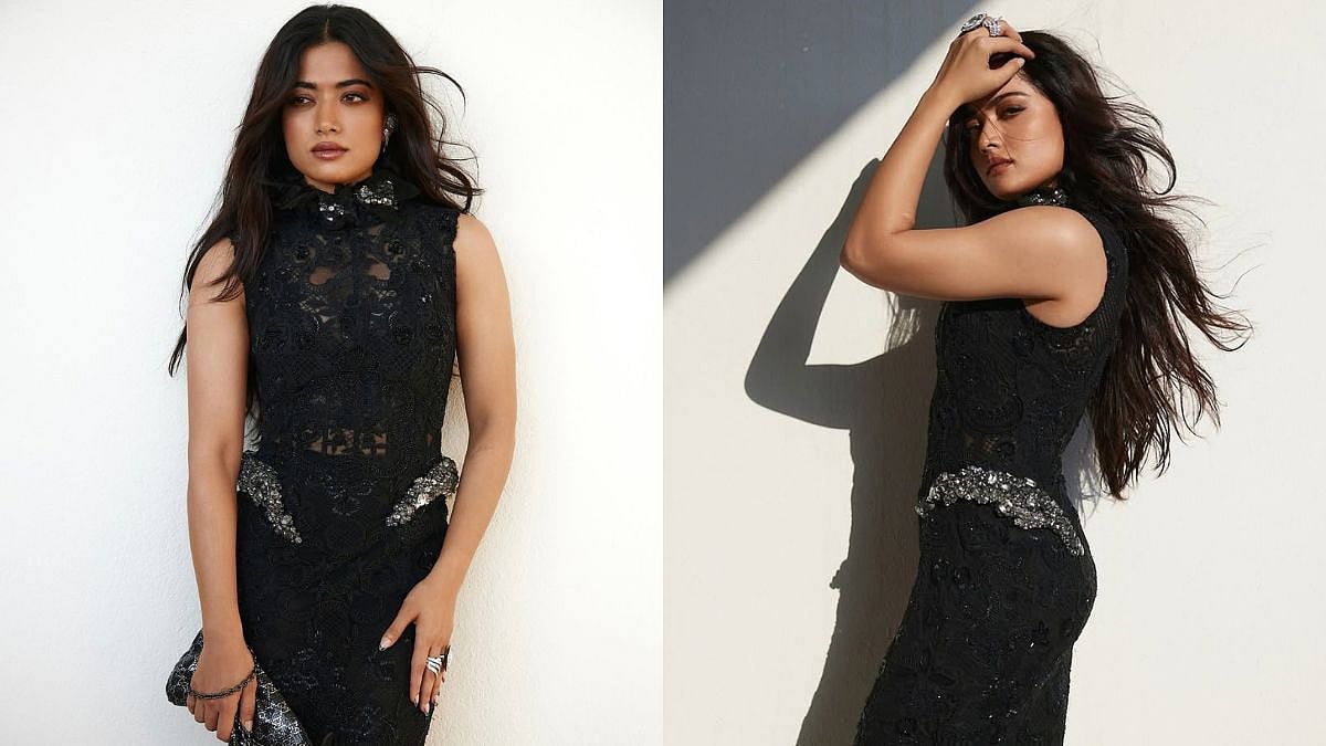 Rashmika Mandanna Debuts At Her Vogue World In Body-Sculpting Gown Which Took 350 Hours To Create, Styles With Gigantic Swarovski Rings