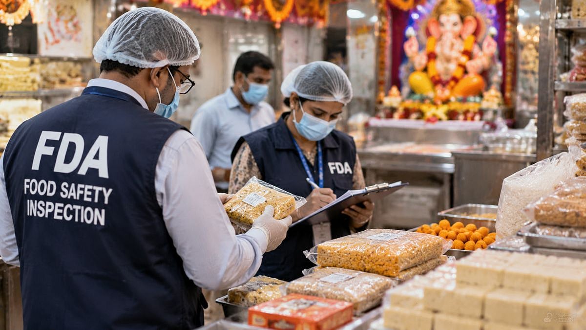 Maharashtra FDA Seizes Suspected Food Stock Worth ₹9.76 Crore During Ganeshotsav Safety Drive