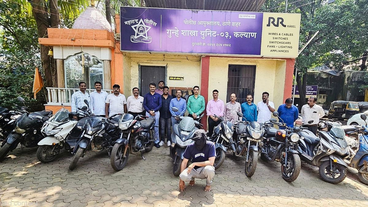 Kalyan Crime Branch Recovers 21 Stolen Bikes Worth ₹11.40 Lakh, 2 Arrested; 15 Cases Solved