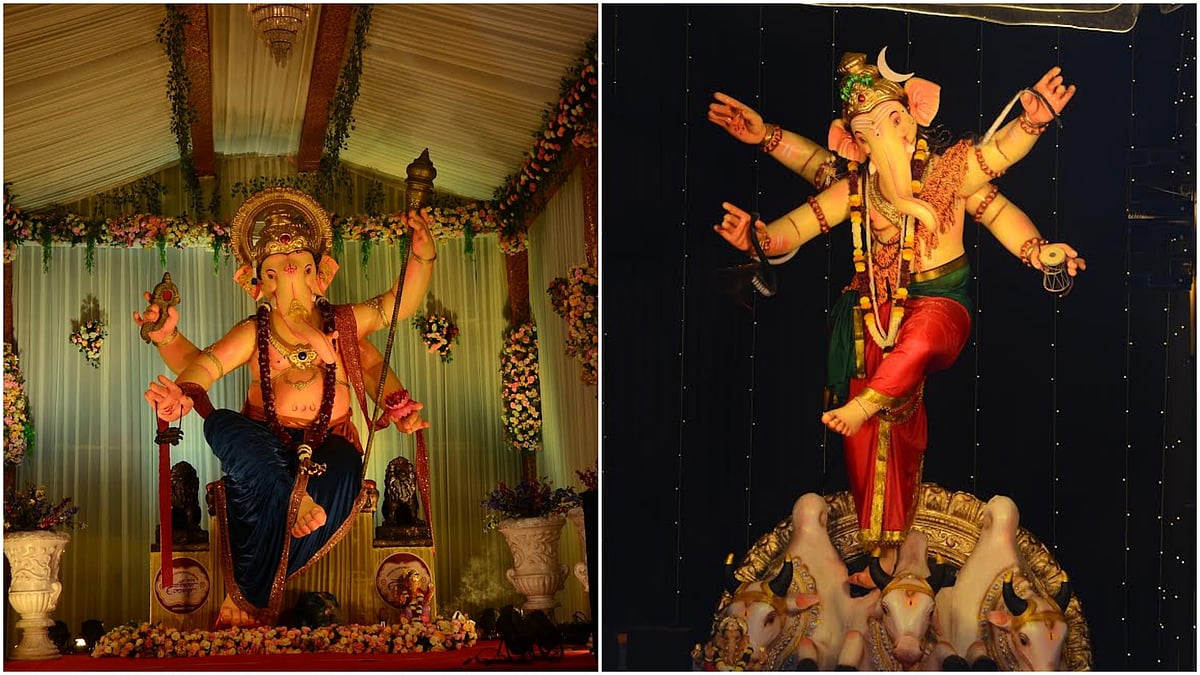 Nashik: Ganeshotsav Displays Draw Crowds Across City Ahead Of Visarjan