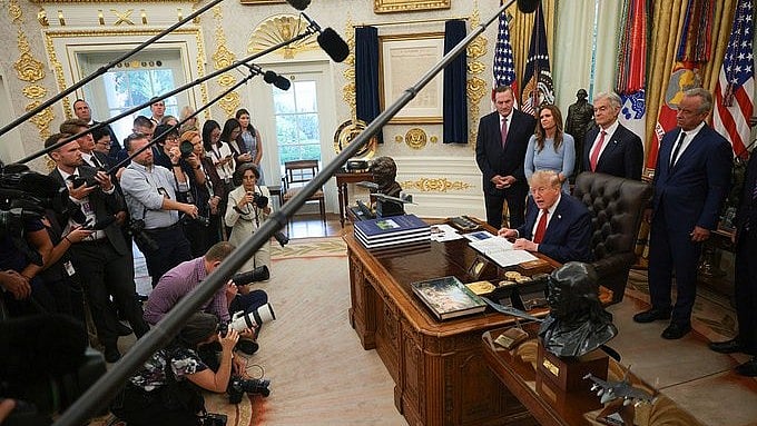 US Judge Orders Trump White House To Restore CNN, MS Now & Politico Press Access