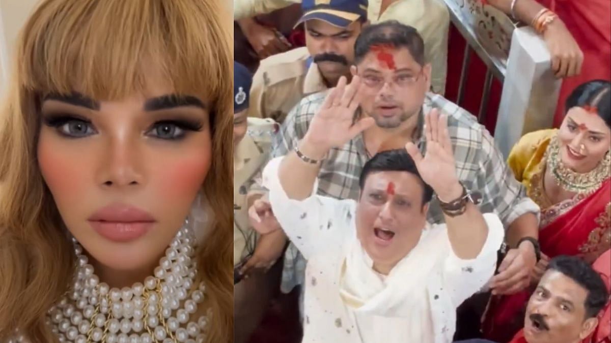 'Chichi Bhaiya, Kya Ho Gaya Aapko?': Rakhi Sawant Slams Govinda Over Lalbaugcha Raja Visit With Rumoured Girlfriend Komal Rani - VIDEO