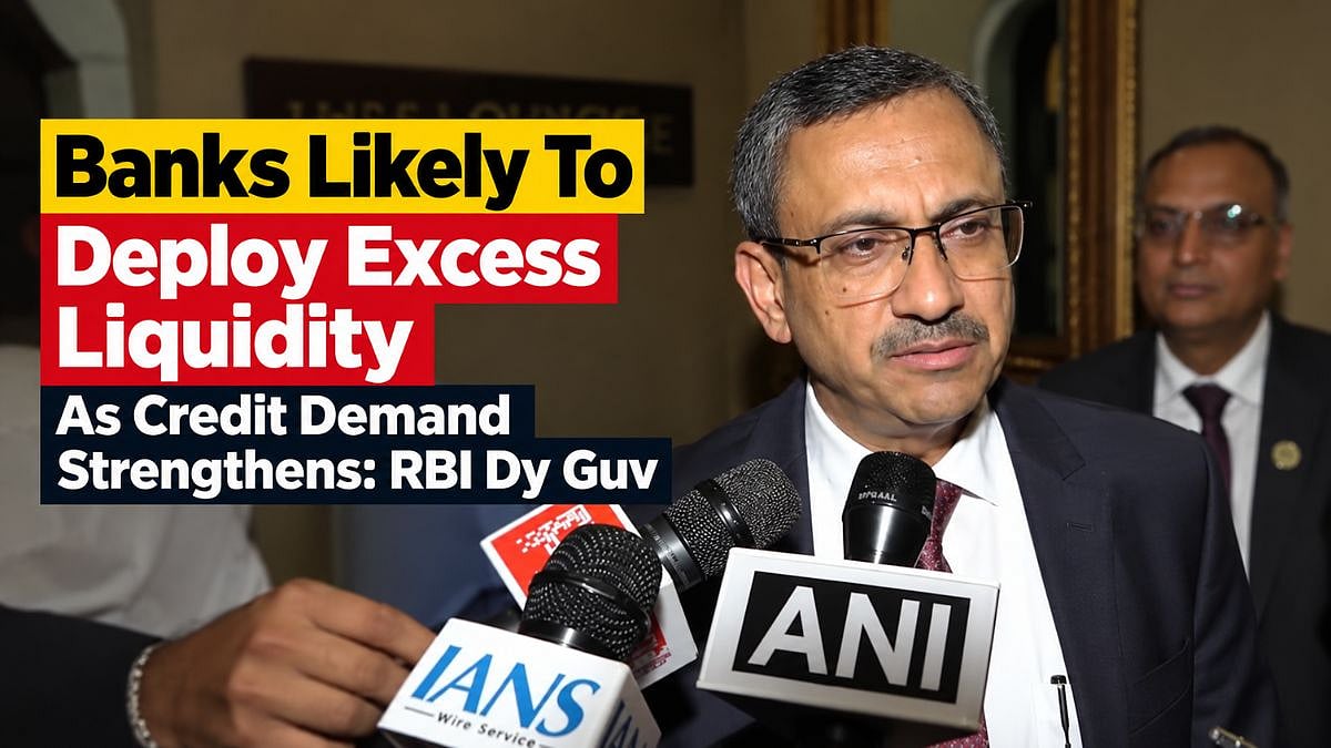 Banks Likely To Deploy Excess Liquidity As Credit Demand Strengthens: RBI Deputy Governor Rohit Jain | VIDEO