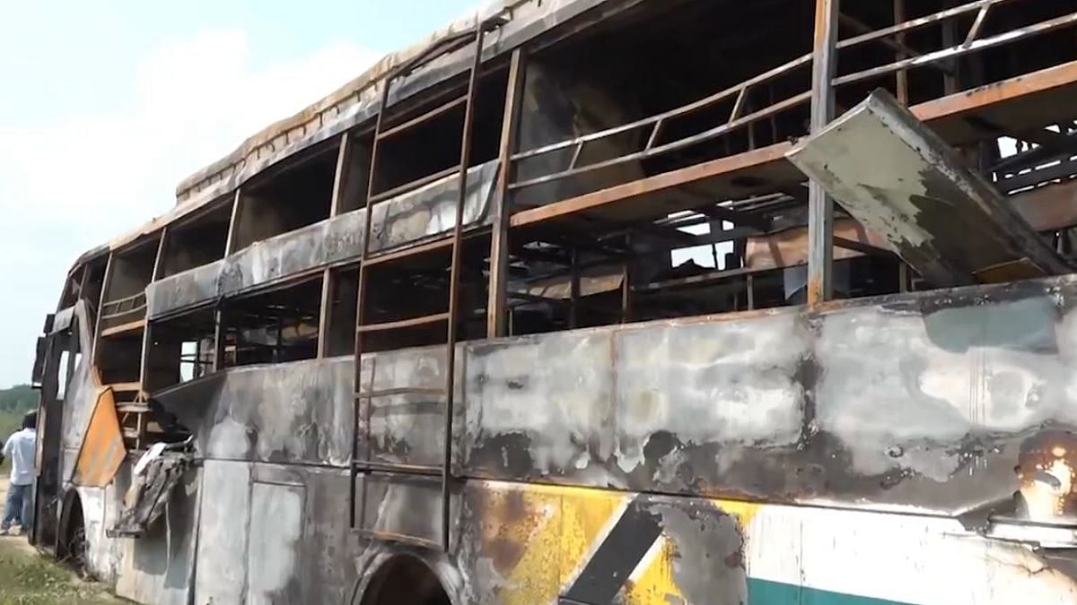 Greater Noida Bus Fire: Driver And Conductor Arrested After 9 Passengers Killed In Yamuna Expressway Blaze Near Jewar