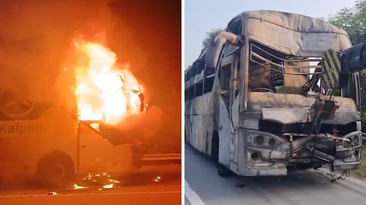 Greater Noida Bus Fire: Passengers Of Ill-fated Vehicle, Eyewitnesses Recall Moments Of Horror; 9 Killed So Far