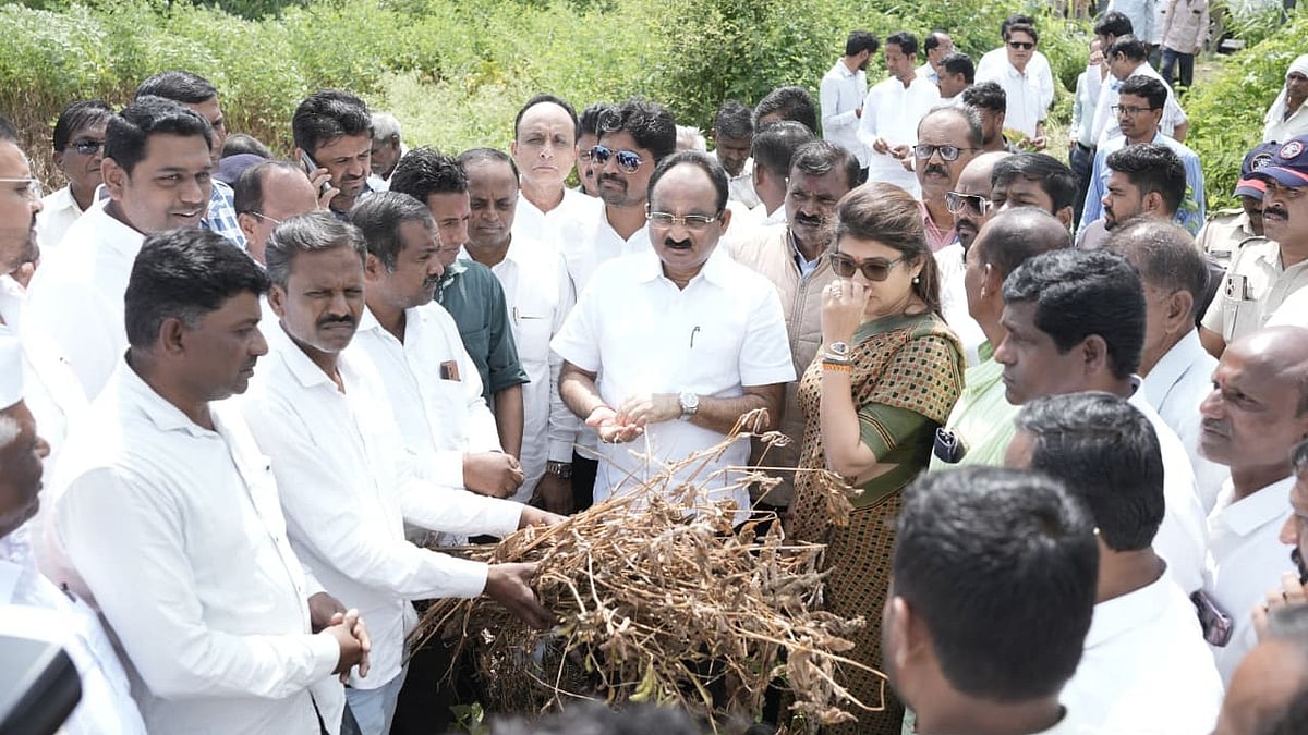 Makarand Patil Assures Aid To Buldhana Farmers Amid Drought-Like Conditions, Orders Crop Damage Assessment
