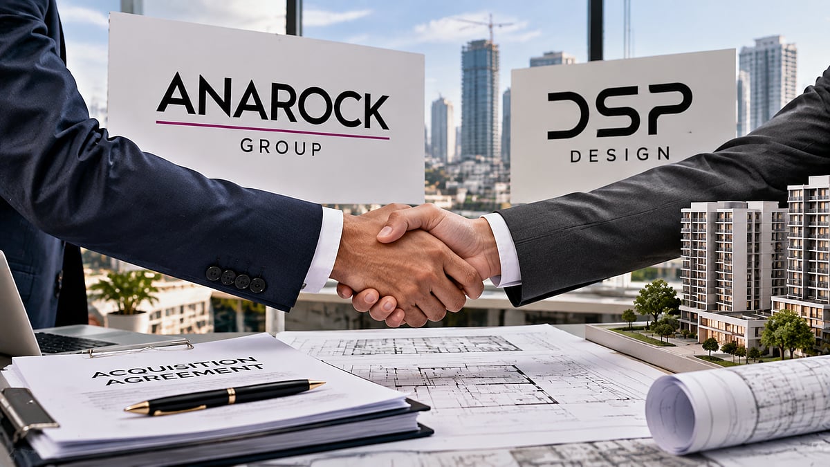 Anarock Acquires 51% Stake In DSP Design Associates At ₹400 Crore Enterprise Value