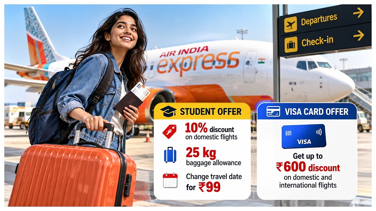 Air India Express Offers 10% Student Discount, Here's Who Is Eligible And How To Claim 25 Kg Baggage Benefit?