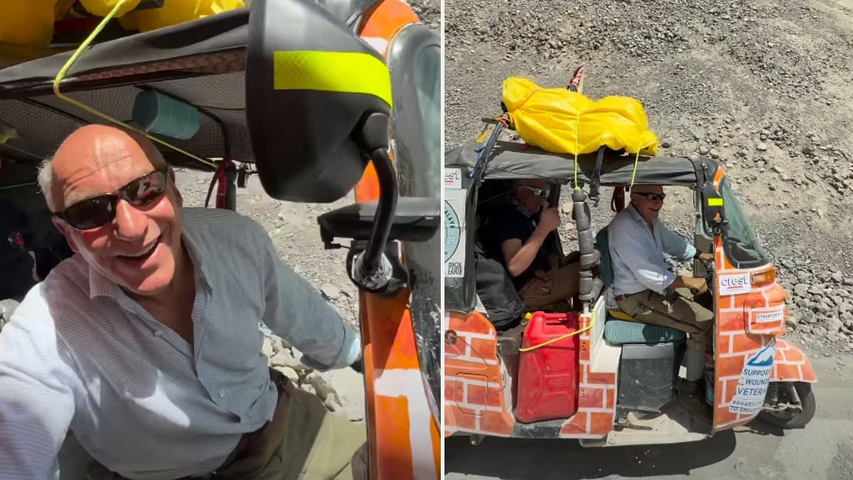 British Tourists Choose Auto-Rickshaw For Spiti Valley Road Trip, Internet Loves Their Adventure - VIDEO 