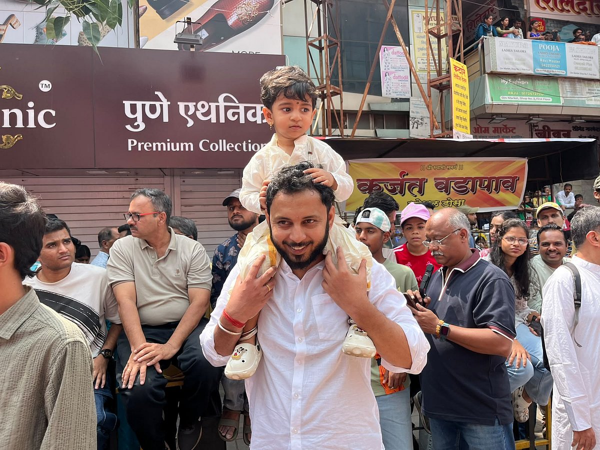 Pune’s Youngest Devotees Join Bappa’s Farewell
