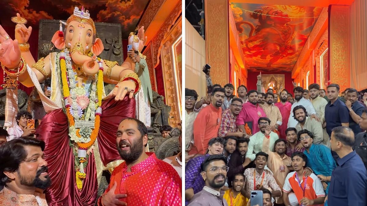 Anant Ambani's Heartfelt Gesture For Umarkhadicha Raja Ganpati; Vows To Donate Gold Crown Instantly After Mandal's Request; VIDEO Viral