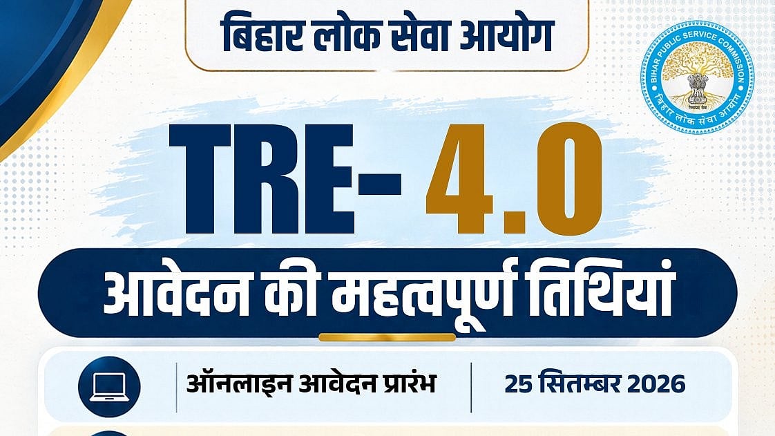 BPSC TRE 4.0 Recruitment 2026: Applications Begin Today For 32,388 Teacher Posts At bpsc.bihar.gov.in; Check Details Here