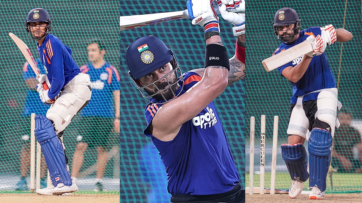 Virat Kohli, Rohit Sharma & Shubman Gill Sweat It Out In Nets Ahead Of India vs West Indies 1st ODI
