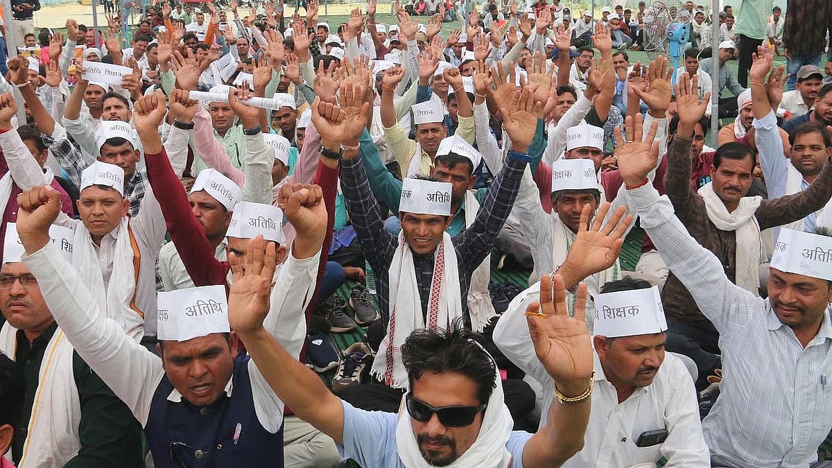 MP Guest Faculty’s Vidwan Janata Party Unveils 15-Point Agenda; Regularisation, Jobs Among Priorities
