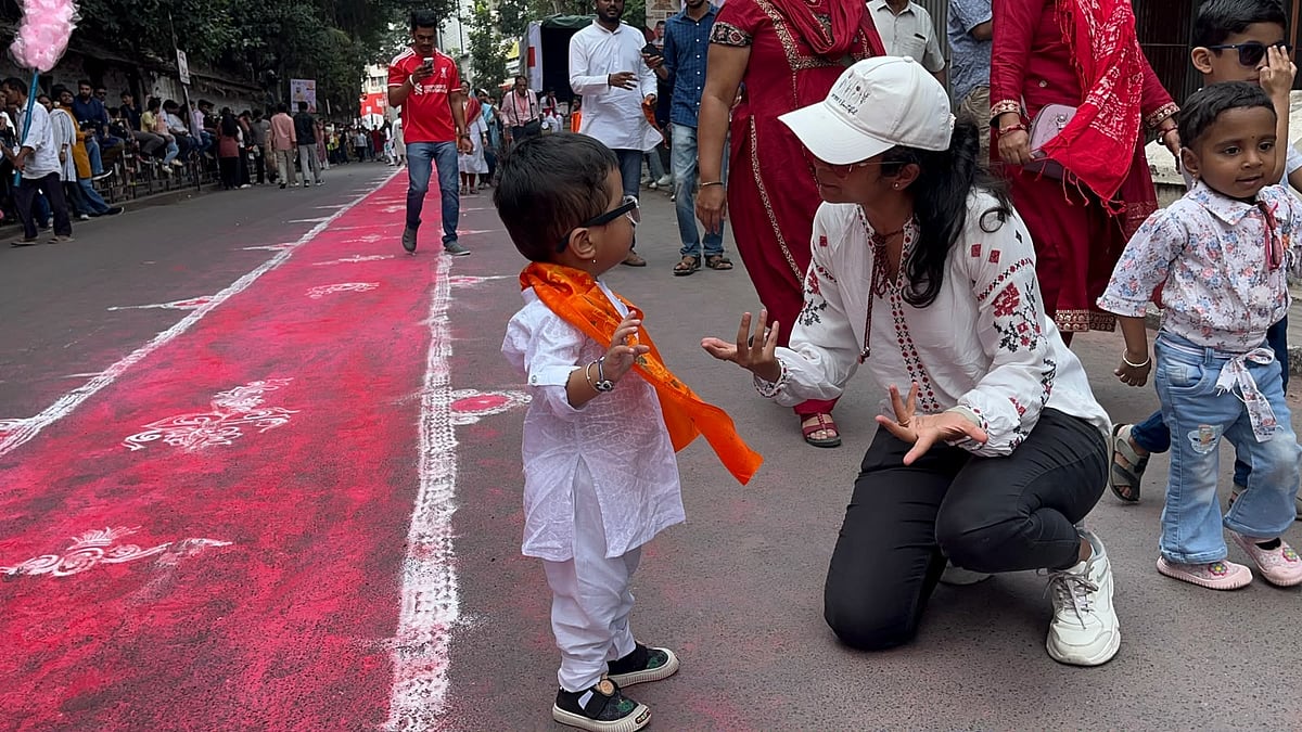 Pune’s Youngest Devotees Join Bappa’s Farewell