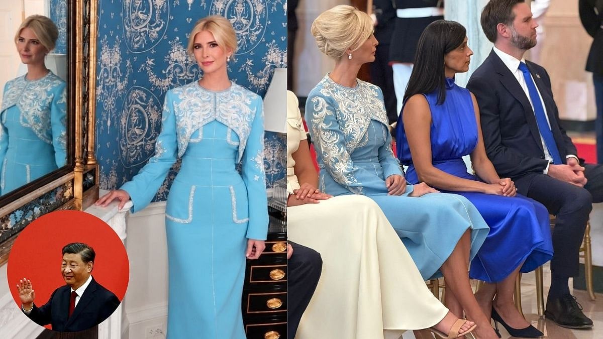 Ivanka Trump Wears Chinese Designer Guo Pei’s Dress To Welcome President Xi Jinping