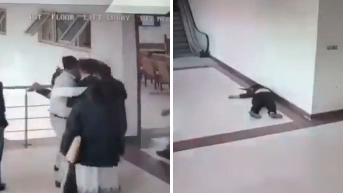 Dehradun: Woman Injured After Falling From Family Court Building; CCTV Video Goes Viral