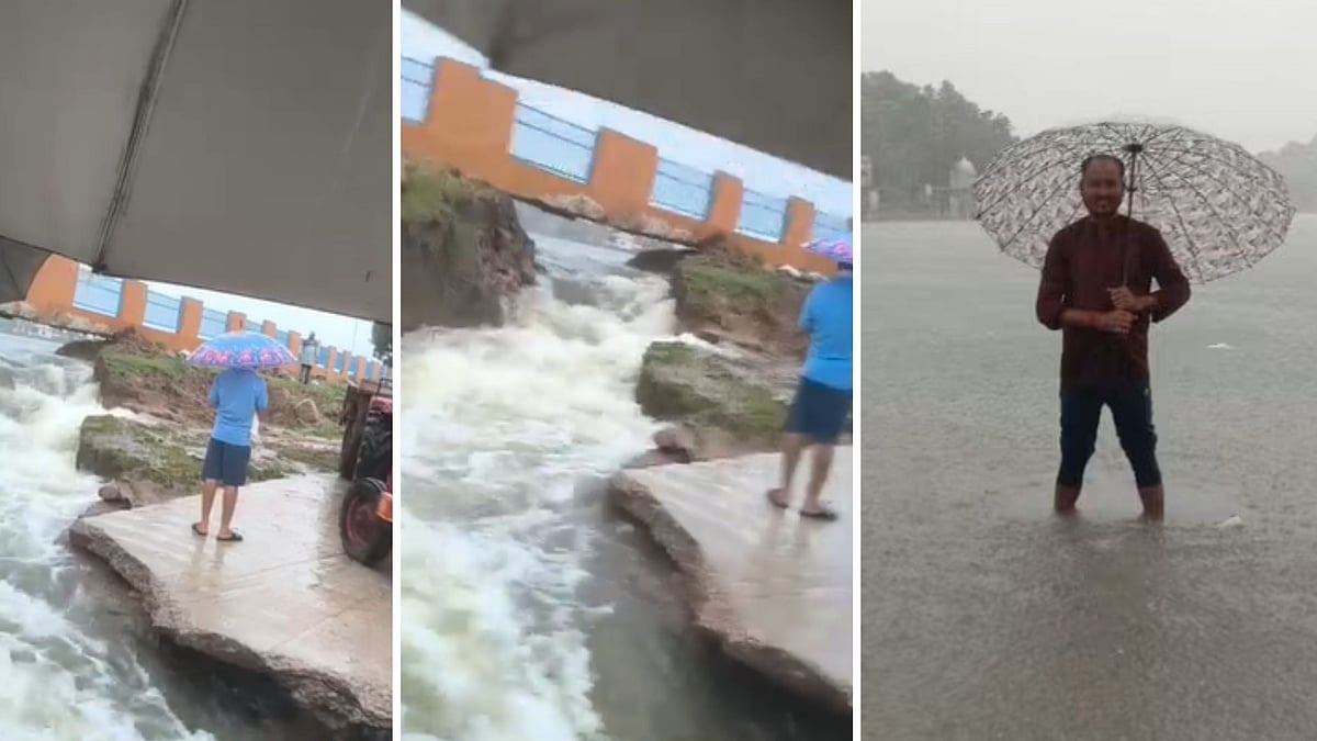'Pond Unable To Take Development...' Residents' Satirise After Water Spills Over Khajuraho’s Namo Talab Embankment Just Two Days After Renaming