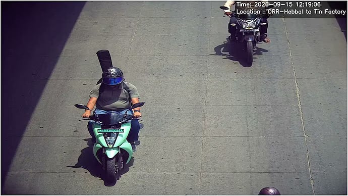Bengaluru AI Traffic Camera Mistakes Guitar For Helmetless Pillion Rider, Issues ₹500 Challan