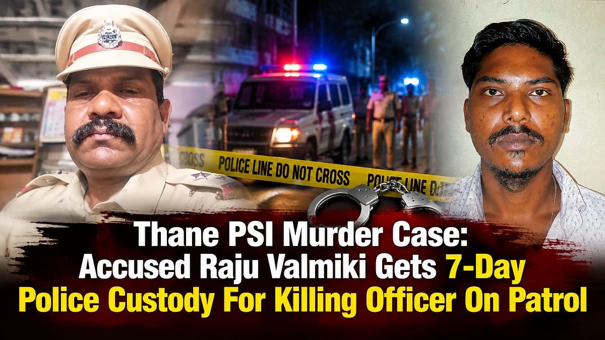Thane PSI Murder Case: Accused Raju Valmiki Gets 7-Day Police Custody For Killing Officer On Patrol