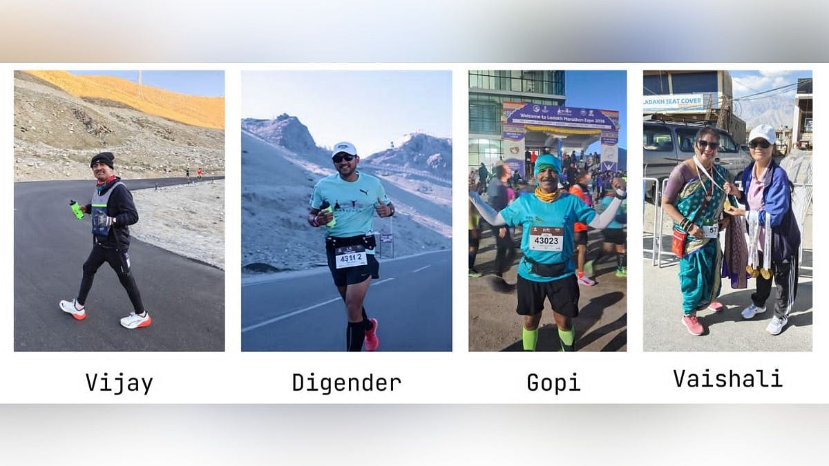Kalyan-Dombivli Runners Conquer Ladakh High-Altitude Marathon, 58-Year-Old Vijay Sakpal Completes 72-Km Challenge
