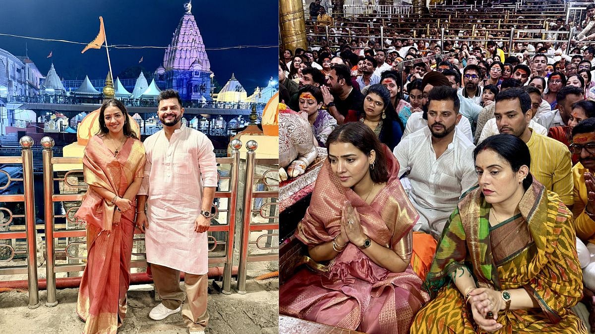 'Divine Presence': Suresh Raina Visits Mahakaleshwar Temple With Family In Ujjain; Witness Bhasma Aarti And Seeks Mahakal’s Blessings