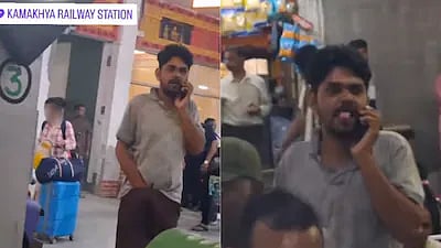 'That's Beyond Terrifying': Woman Films Man Making Lewd Gestures At Assam's Kamakhya Railway Station - VIDEO