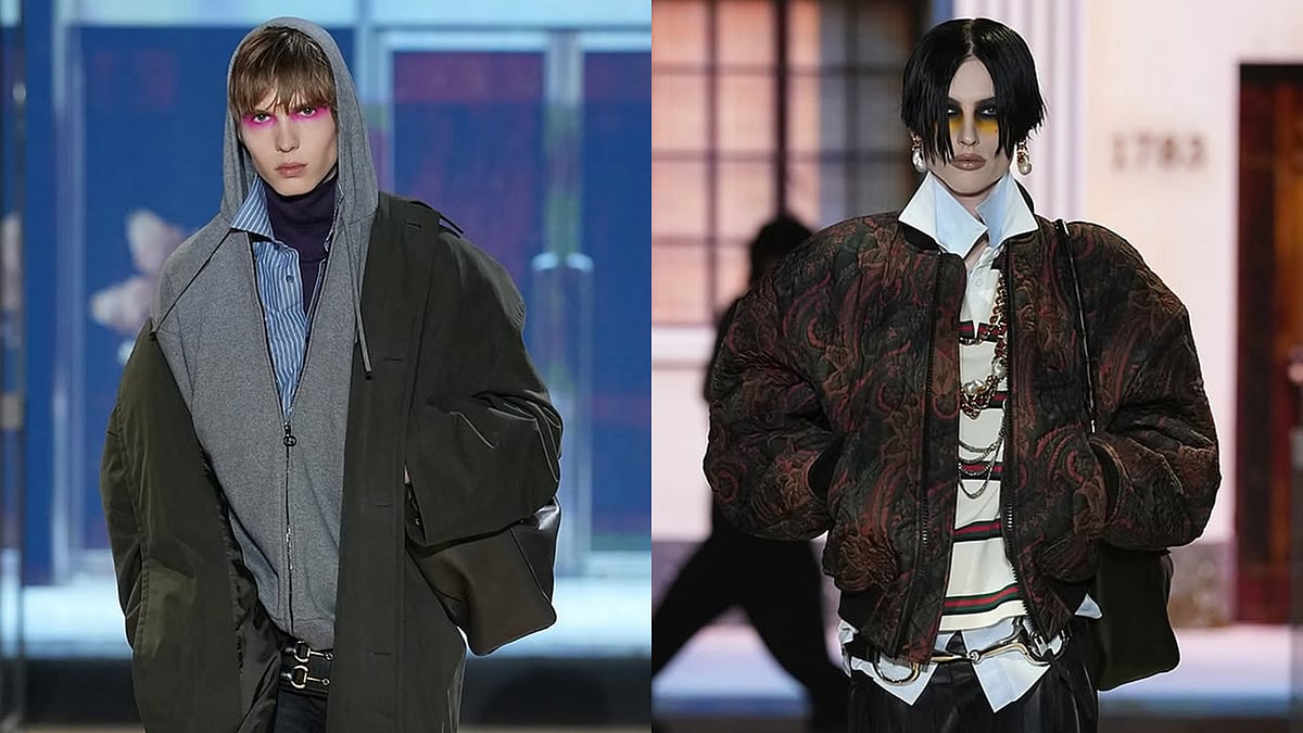 Demonic Eyes, Pouty Lips & Hot Pink! Gucci Just Revived Messy, Wild Makeup Trend At Milan Fashion Week