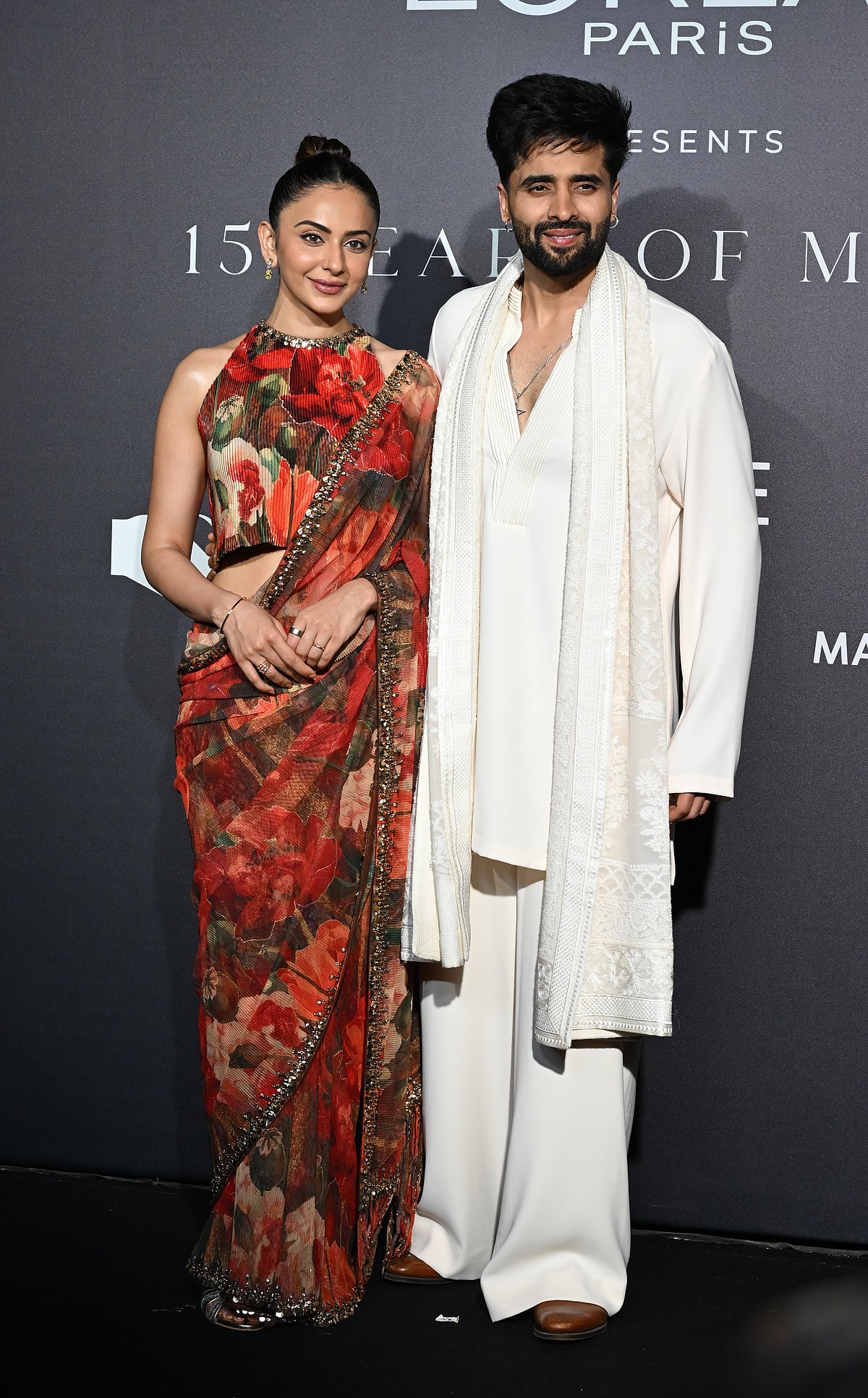 Rakul Preet Singh and Jackky Bhagnani at Manish Malhotra’s show