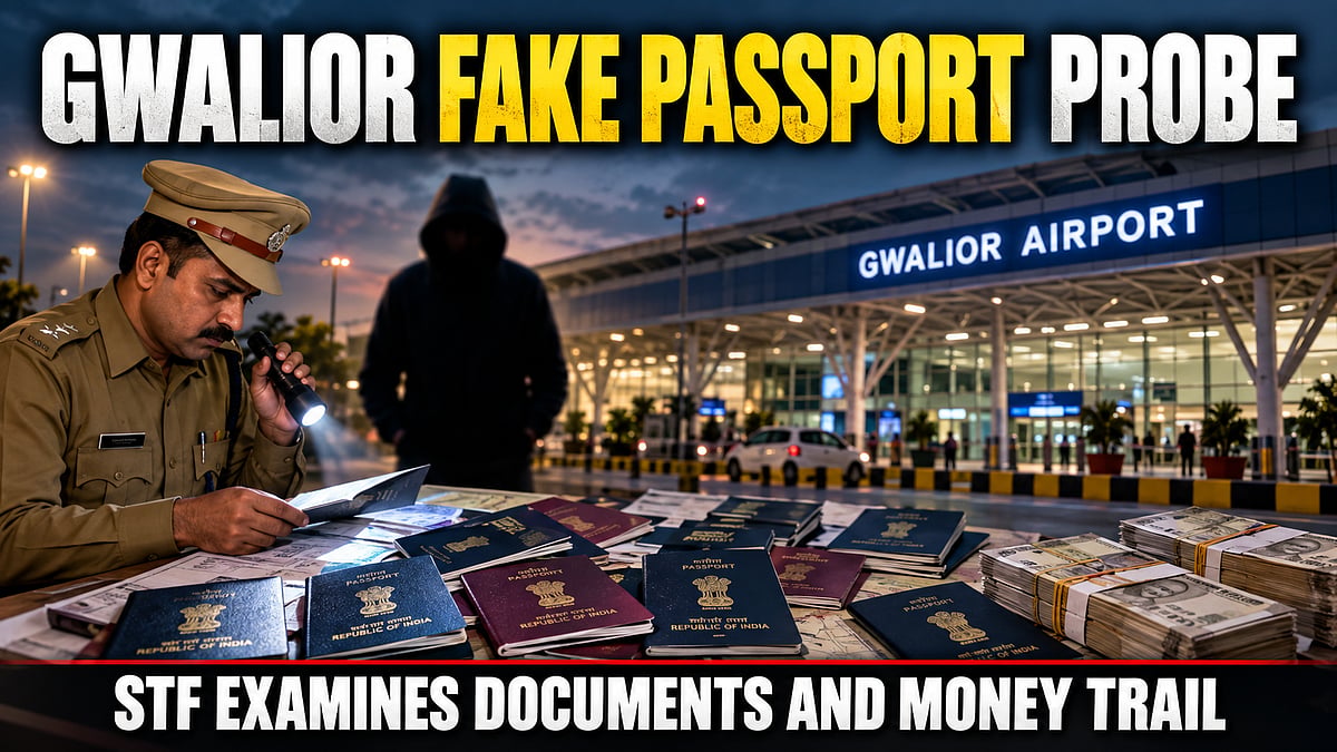 Gwalior Fake Passport Probe Examines Bangladesh Monastery Links, More Than Ten Bank Accounts
