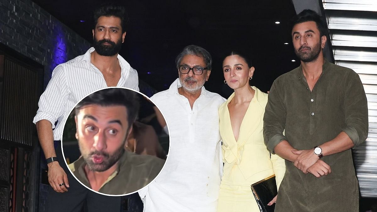 'Bahot Bol Raha Hai Tu': Angry Ranbir Kapoor Tells Paparazzo After Posing With Alia Bhatt, Vicky Kaushal; Video Goes Viral 