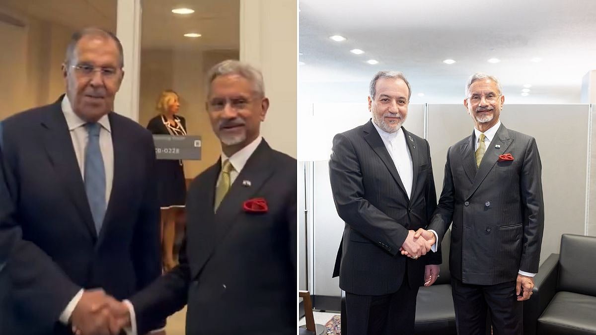 EAM Jaishankar Meets Russian, Iranian Foreign Ministers At UNGA; Gulf Conflict, BRICS Cooperation In Focus | VIDEO