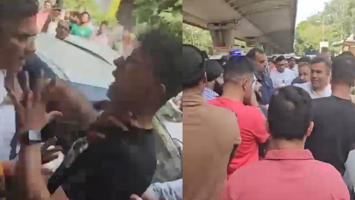 Delhi PWD Minister Pravesh Verma Slapped Local Youth? AAP Shares Video, Alleges Assault After Road Scam Exposed