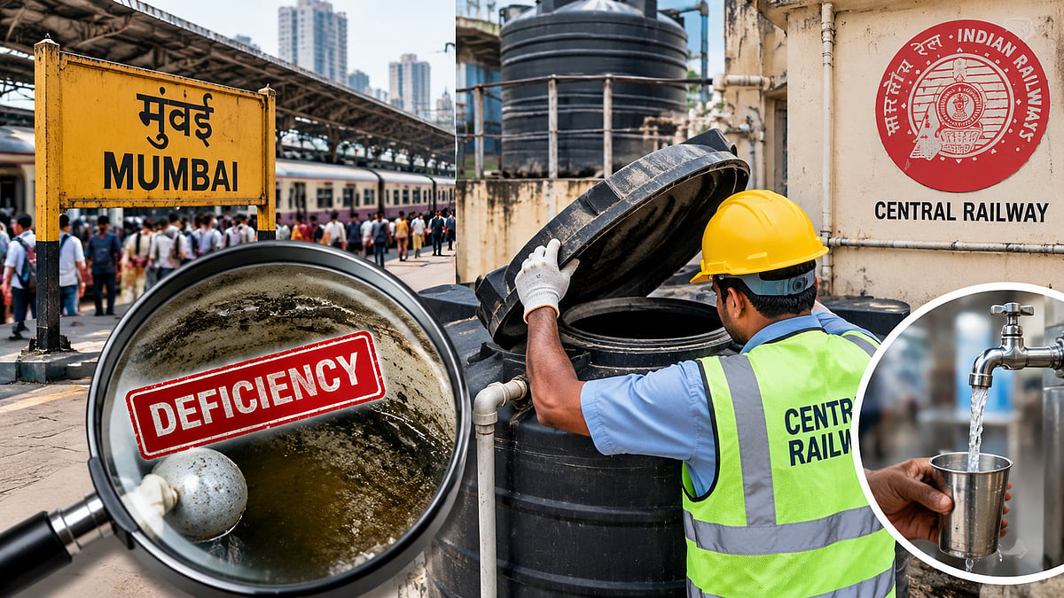 Central Railway Finds Deficiencies In 410 Water Tanks Across Mumbai Division, Rectifies 409 After Special Inspection
