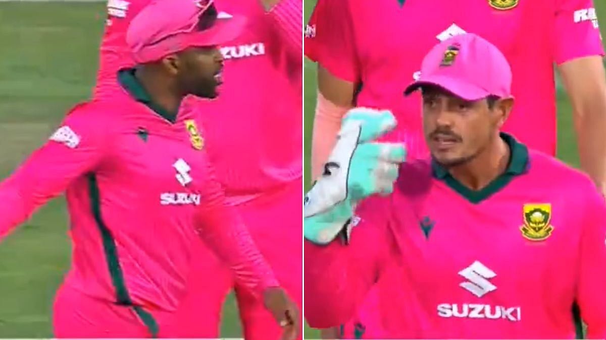 VIDEO: Fans Slam Quinton de Kock For Shouting At Captain Temba Bavuma During Heated Exchange Over DRS