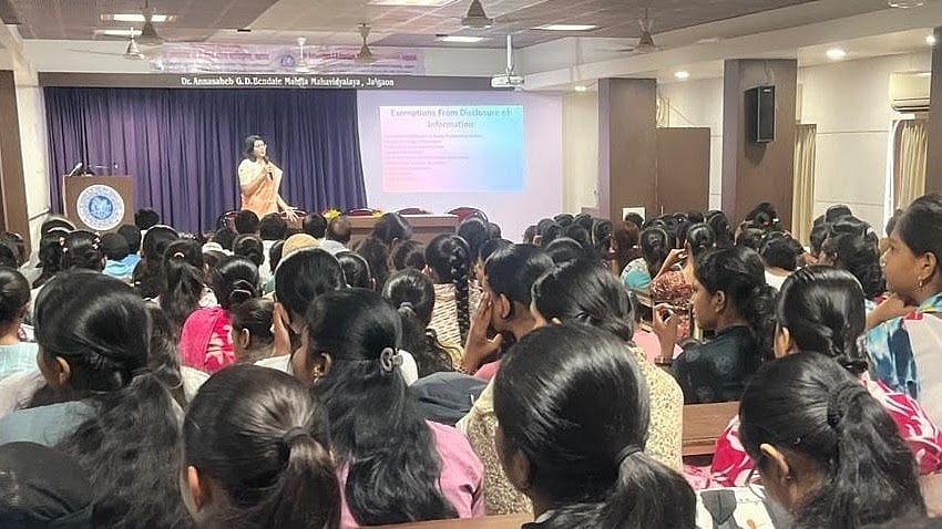 Jalgaon: RTI Effective Tool For Transparent, Accountable Administration, Says Dr Vijeta Singh
