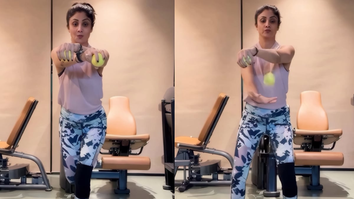 Shilpa Shetty's 'Ball Challenge' Is Not Just A Workout, But A Fun Brain-Body Exercise | WATCH