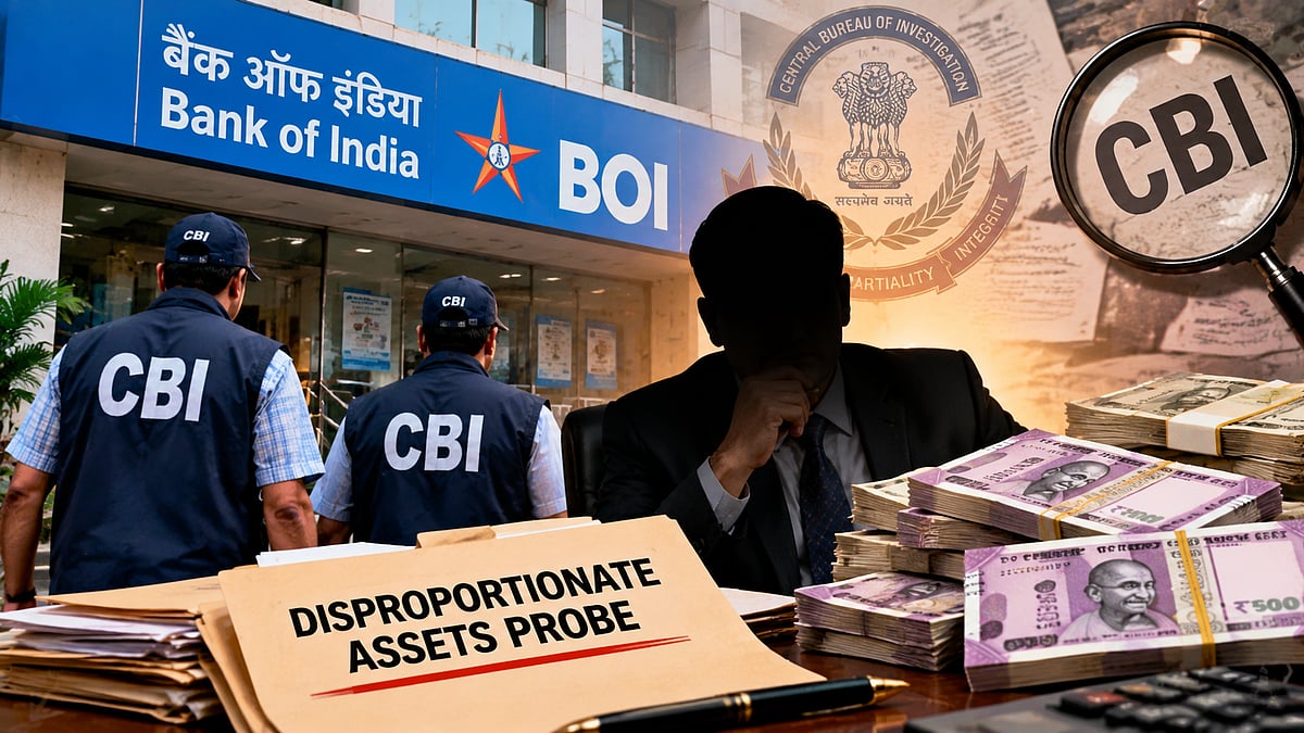 CBI Registers Disproportionate Assets Case Against Former Bank Of India Chief Manager Over Alleged ₹1.24 Crore Wealth