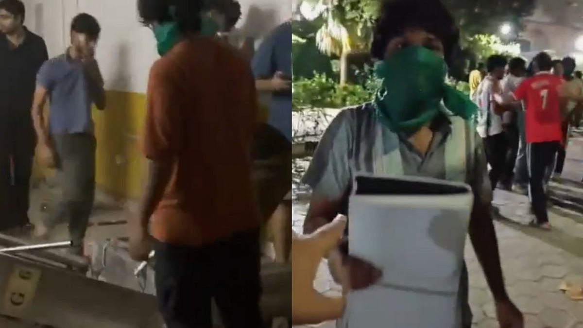 'Free Mein Shopping Done': LPU Students Seen Allegedly Looting, Vandalising Uni Mall Amid Protests; VIDEO
