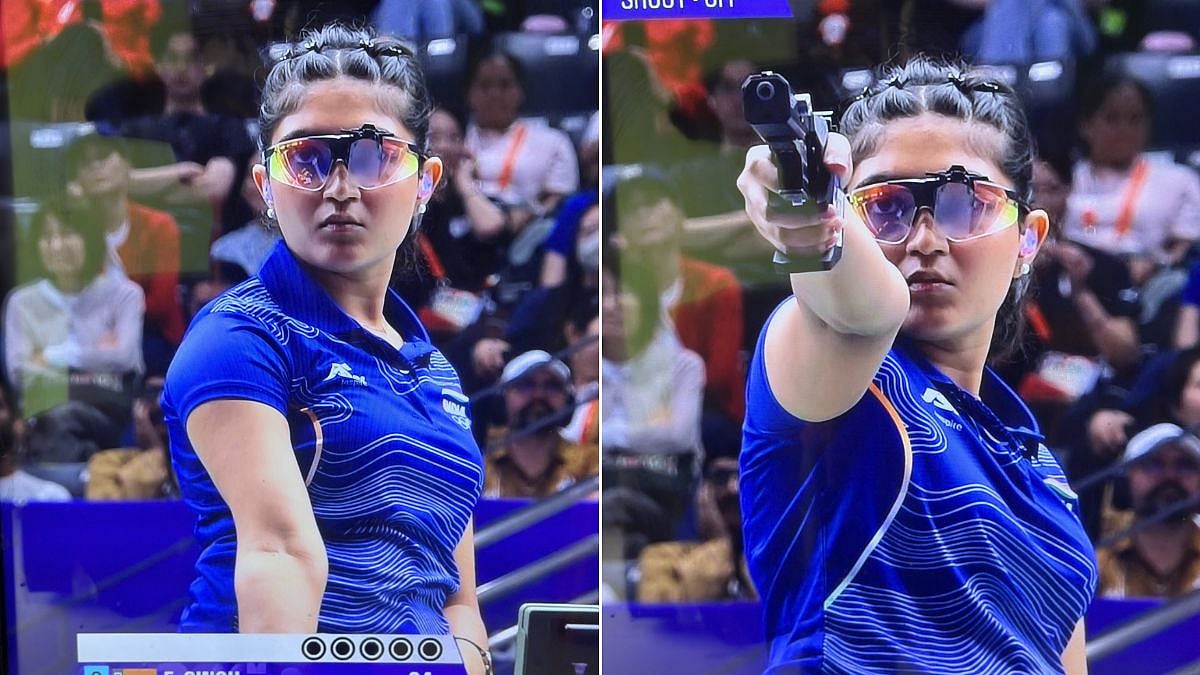 Asian Games 2026: Esha Singh Wins Silver In Women's 25m Pistol After Dramatic Shoot-Off Against China's Xiao Jiaruixian