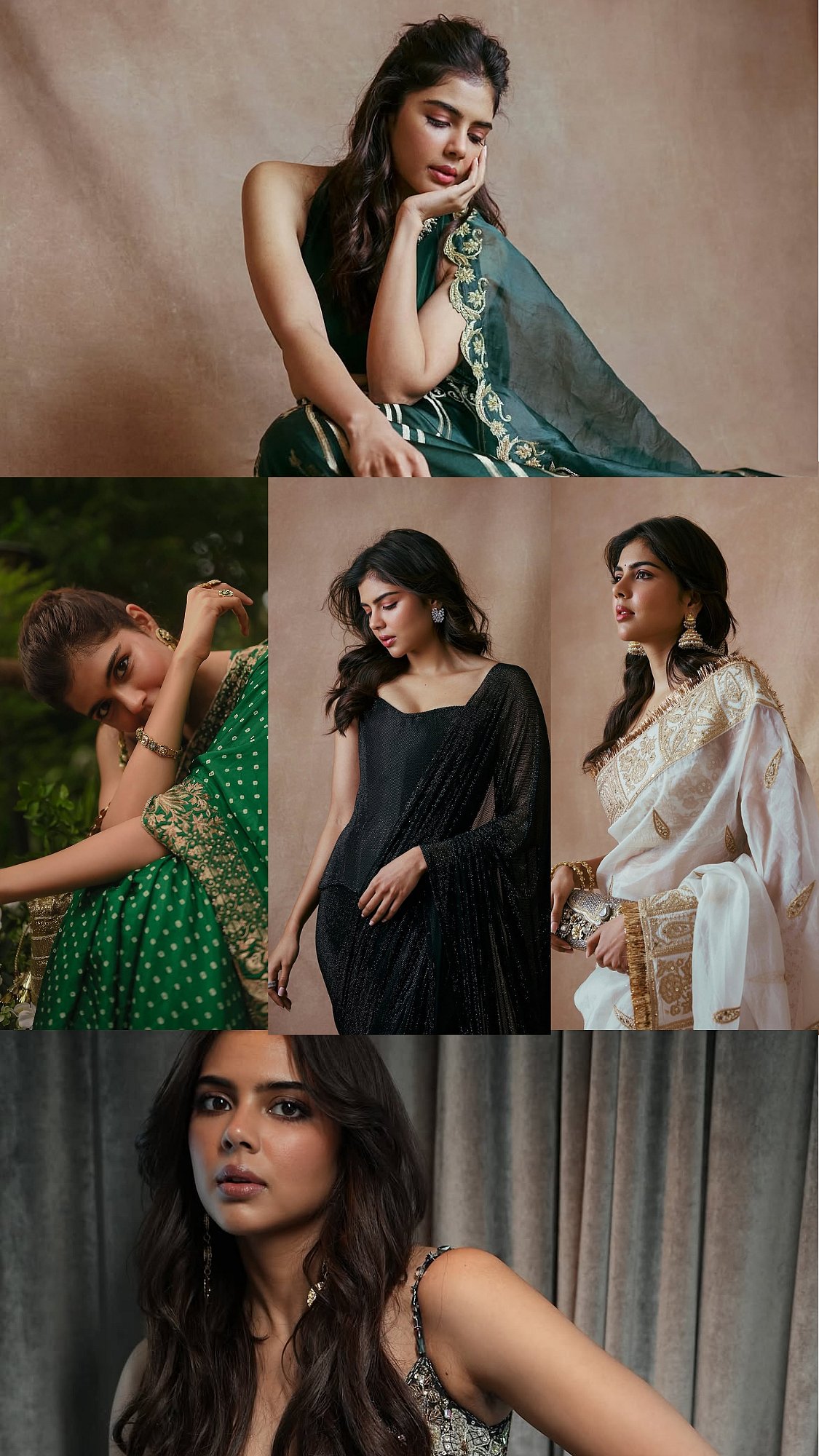 Kalyani Priyadarshan Serves High-Fashion Inspiration From Timeless White Silk Saree To Bold Black Corsets