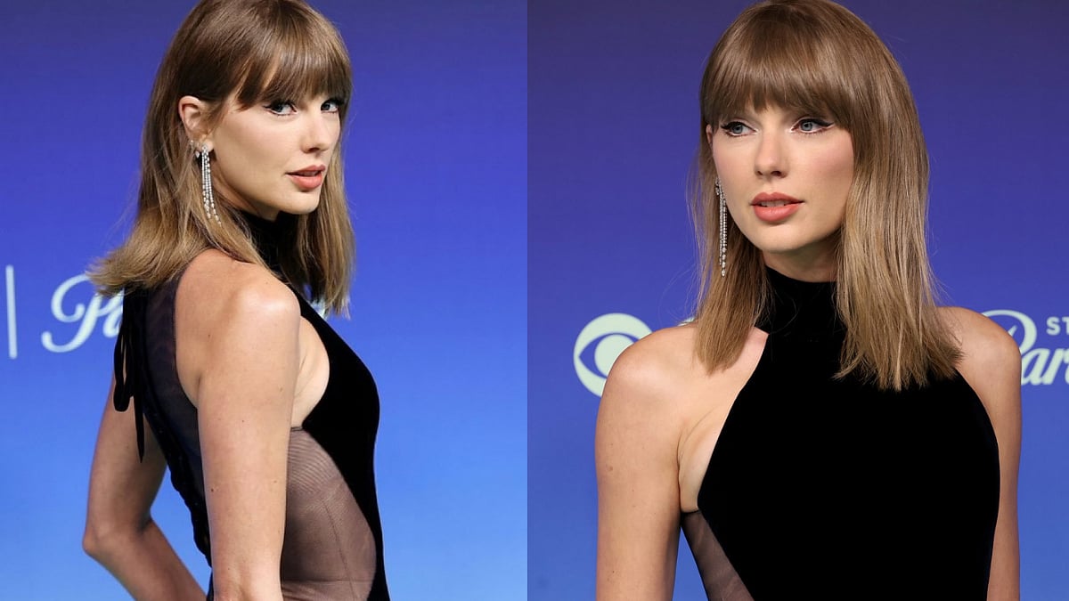 'Mother Has Arrived': Taylor Swift Nails MTV Music Awards Look In Sheer Corset And Sequinned Skirt With Thigh-High Slit