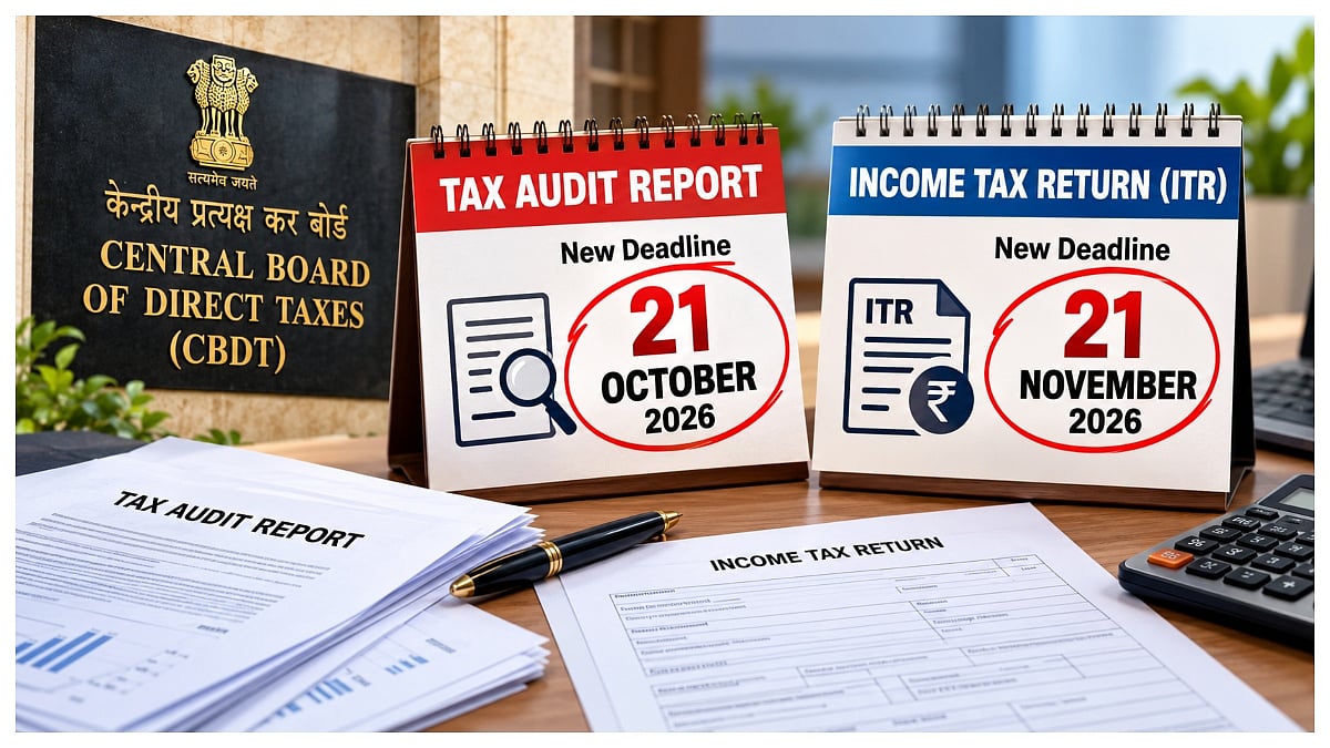 CBDT Extends Tax Deadlines, Audit Reports Due October 21 And ITRs By November 21